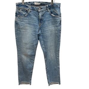 Moussy Vintage Japanese Denim Harris Step Hem Straight Leg Jeans SZ 29